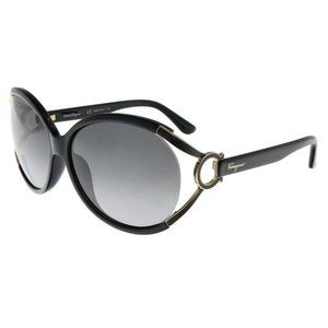 Authentic Salvatore Ferragamo Womens Sunglasses Black 61mm